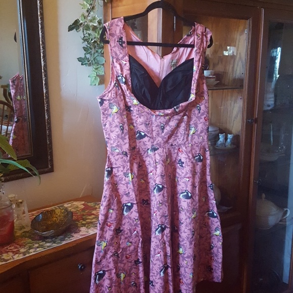 NEW! LINDY BOP PLUS SIZE RETRO FLARED DRESS - Picture 6 of 6