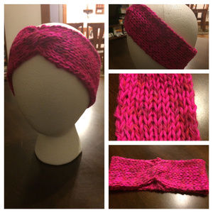Hand-Knit Twist Headband/Earwarmer