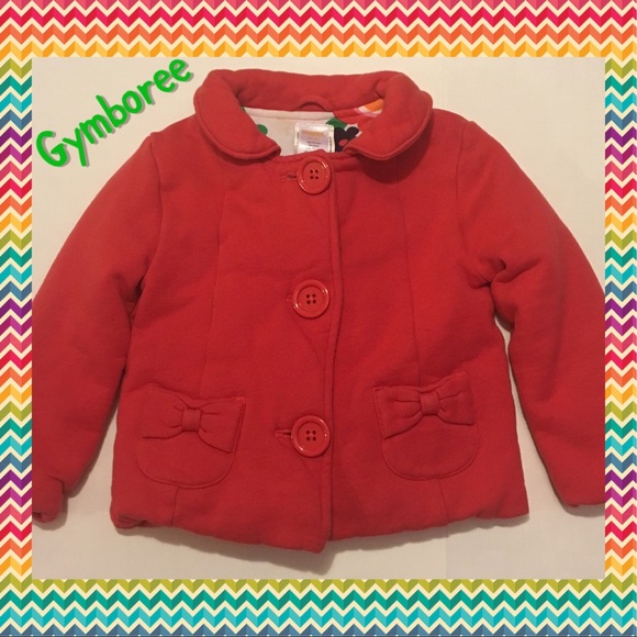 Gymboree Other - Gorgeous Gymboree jacket 2T -3T orange w/ buttons