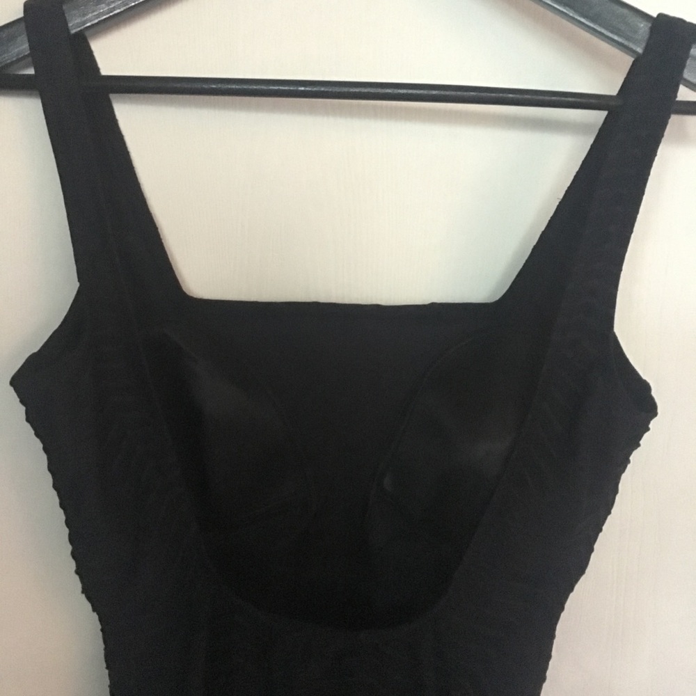 Gottex plus size black Lycra one-piece! Gorgeous!