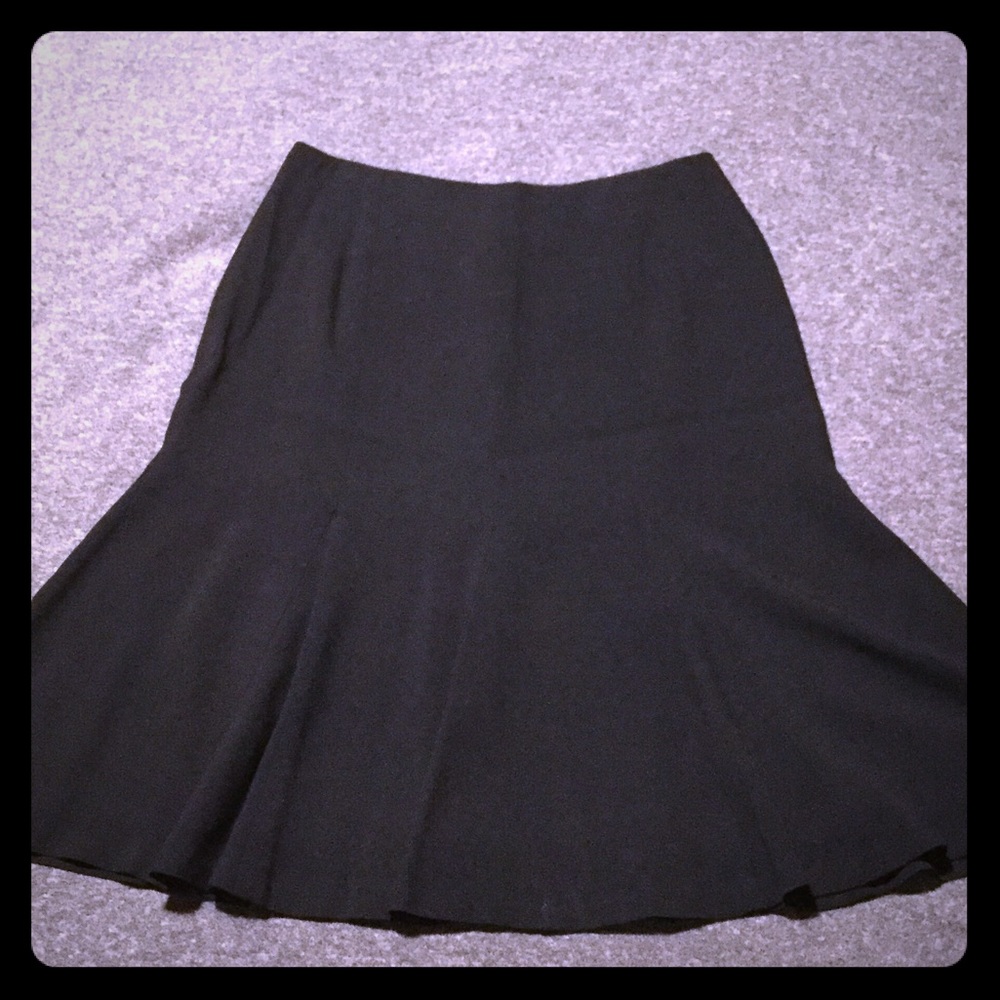 Talbots black dress skirt