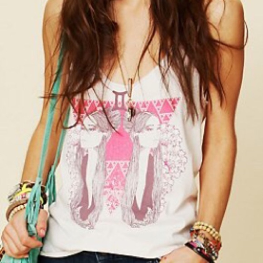 Free People Astrology Tank♊️🔮🌈