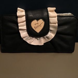 Betsey Johnson Black Wallet