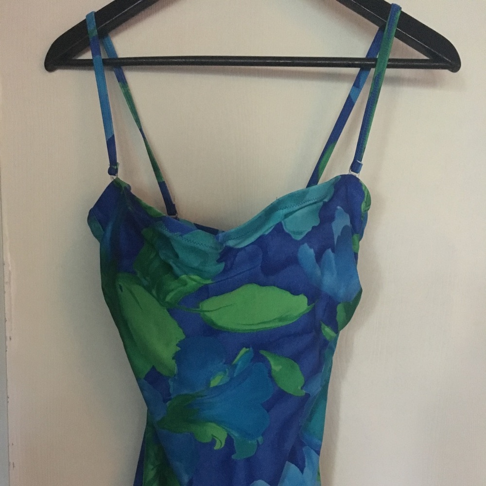 Gottex plus size one-piece removable straps & top