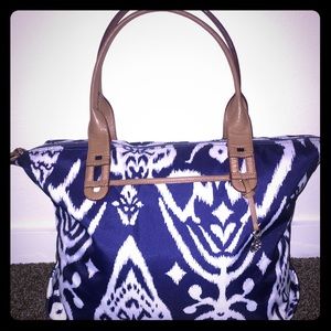 Retired Stella Dot HDSDI Navy Blue Ikat LIKE NEW