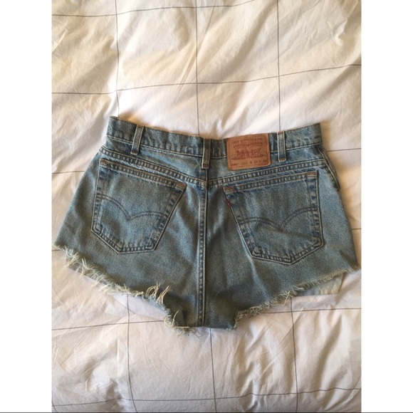 LEVI'S RE/DONE Distressed Denim Summer Short - Picture 2 of 2
