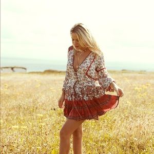 Spell and the gypsy Elle boho mini skirt XXS