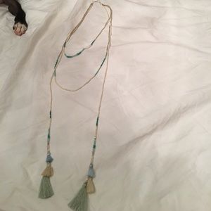 Tassel necklace