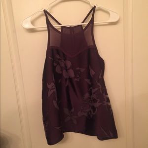 Purple Velvet Women's American Eagle Tank Top