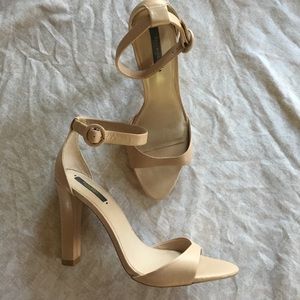 Zara Heeled Sandals with Ankle Strap
