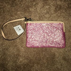 BRAND NEW Coach Sparkly Wristlet