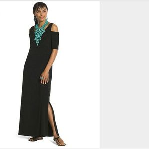 Chicos Cold Shoulder Maxi dress