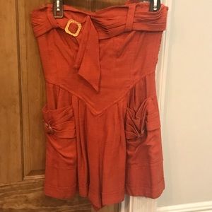 Rustic Orange Romper
