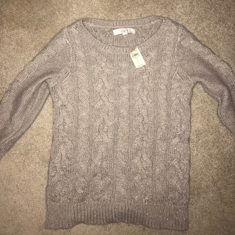 LOFT brown sweater