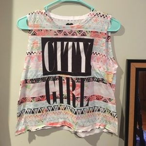 City Girl Aztec Top