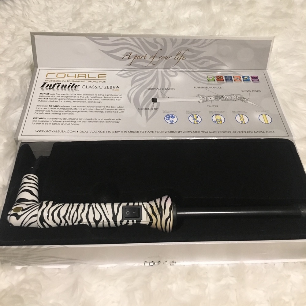 Pro Royale Curling Wand (zebra print)