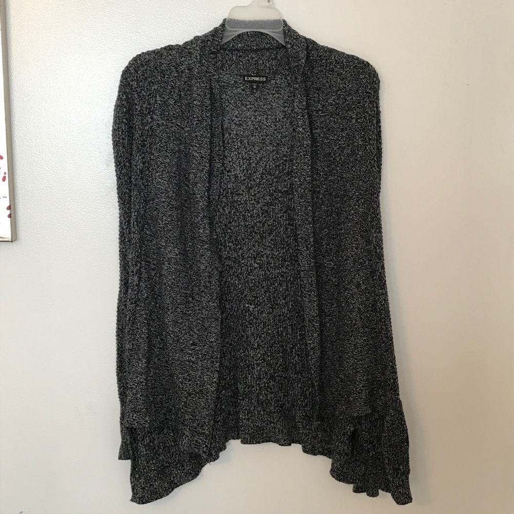 Dark Gray Express Cardigan