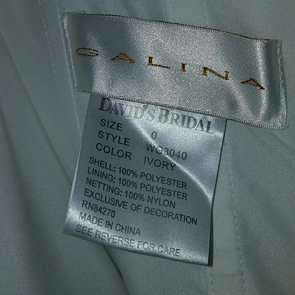 Wedding Dress - Galina Size 0 - Picture 3 of 3