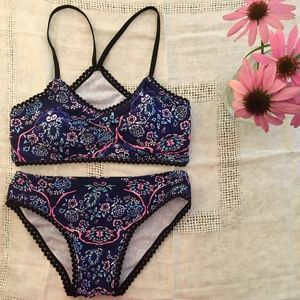 Multicolor Print Bikini Set