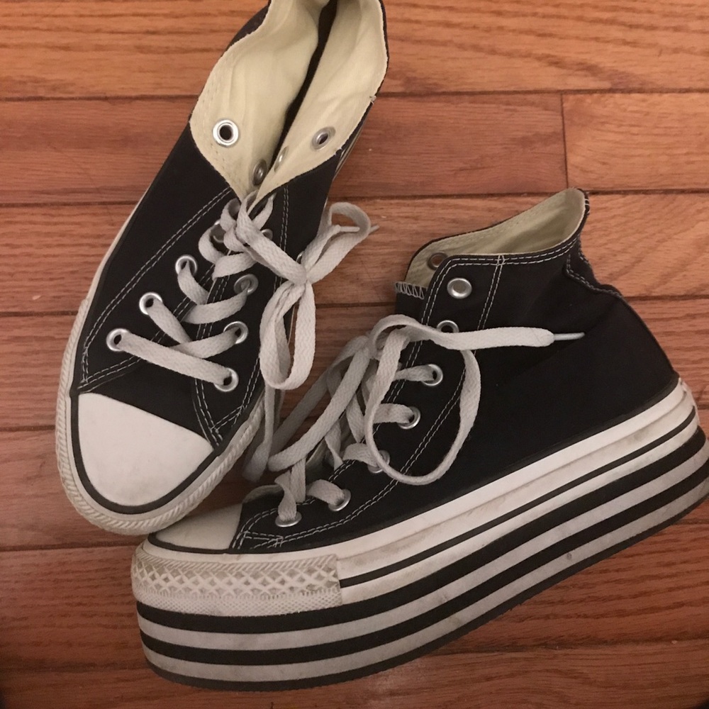 platform converse | Women Size 7.5 | Men Size 5.5