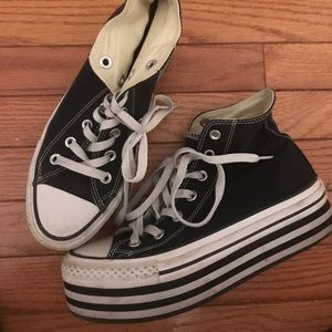 platform converse | Women Size 7.5 | Men Size 5.5
