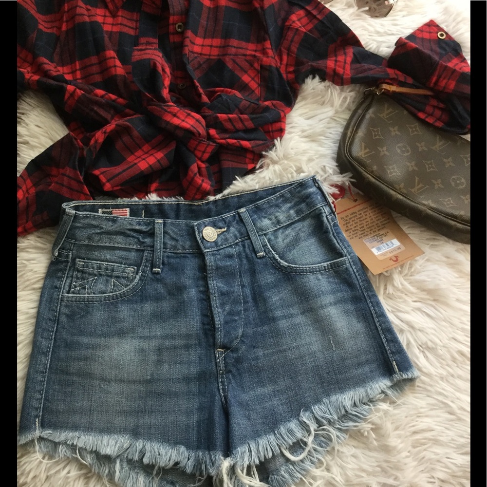💋ladies True Religion cut short 💋