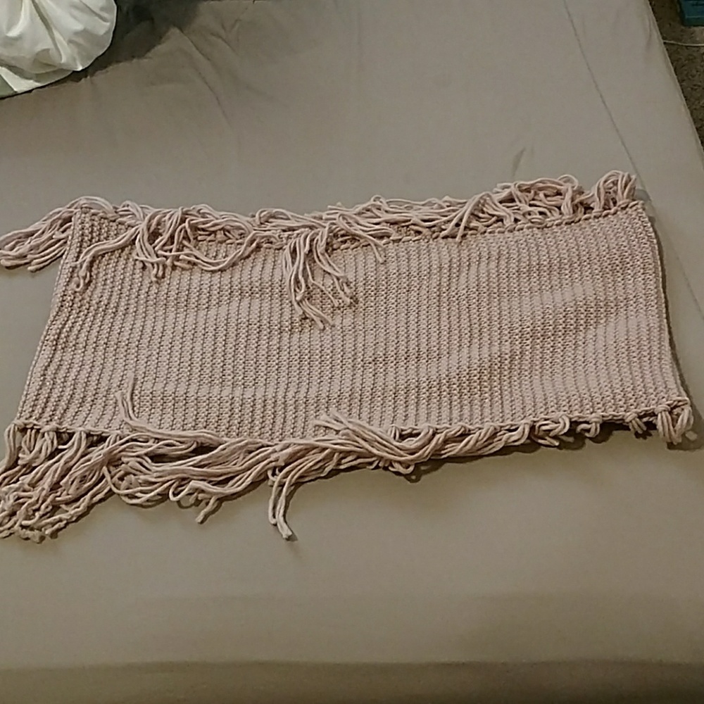 Tassle infinity scarf