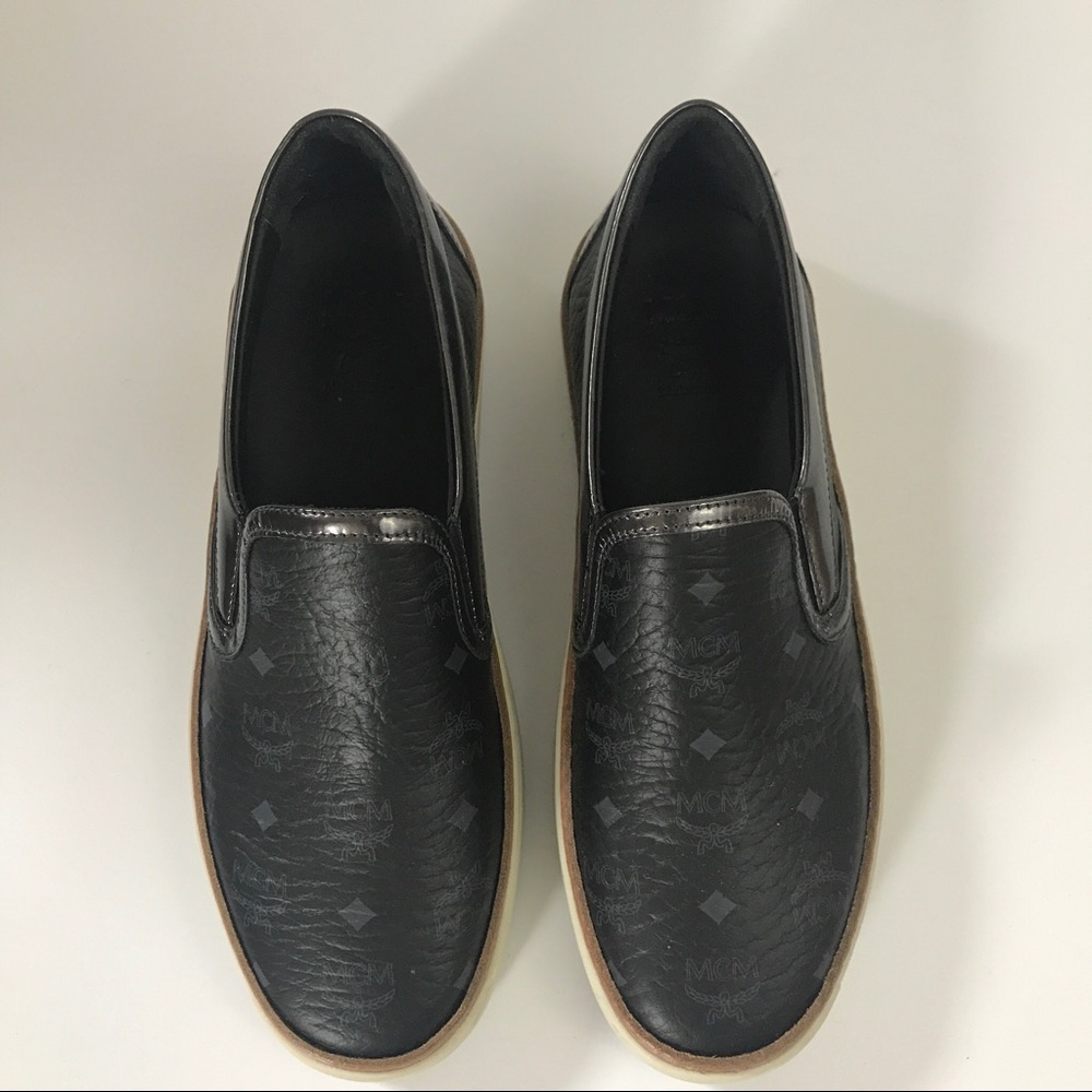 Authentic MCM Slip on Sneaker in Black - Picture 2 of 6