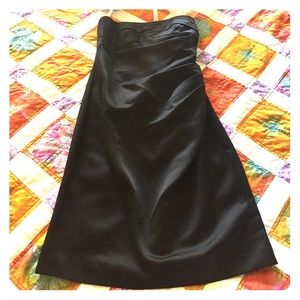 Strapless little black dress - David's Bridal