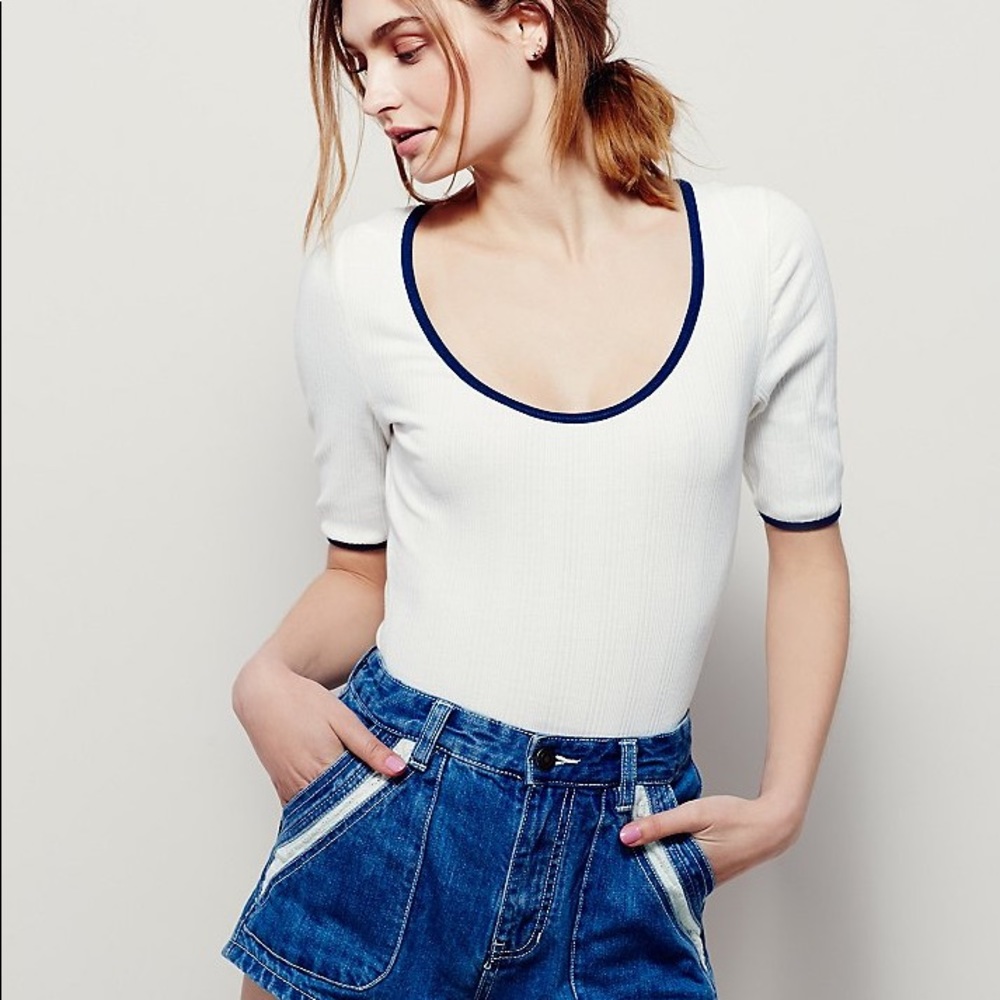 MOVING SALE📦🏡NWT Free People High Waisted Shorts - Picture 3 of 7