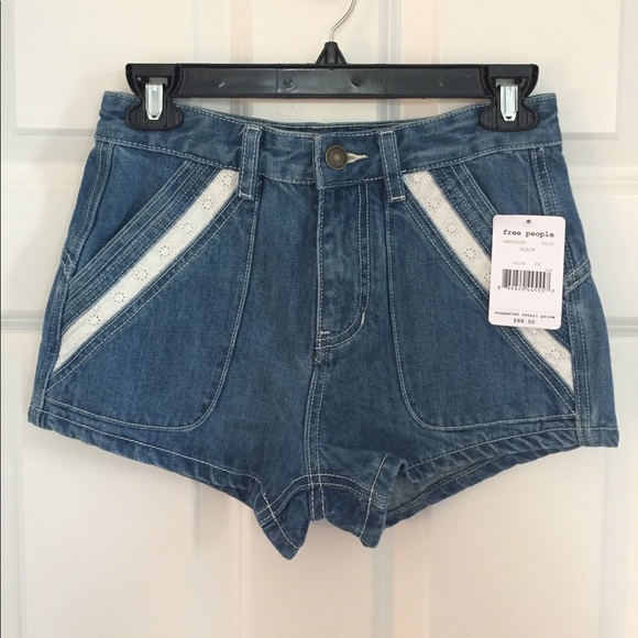 MOVING SALE📦🏡NWT Free People High Waisted Shorts - Picture 5 of 7