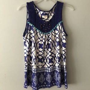 Anthropologie knit tank top