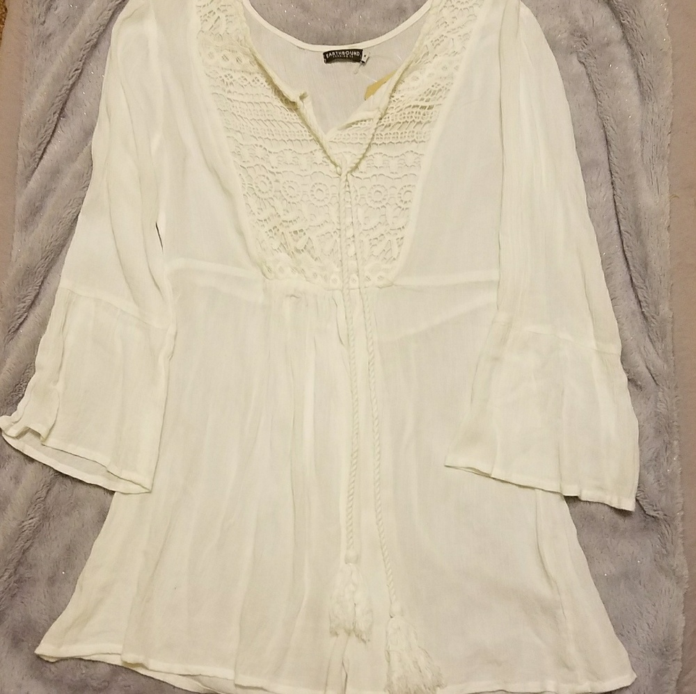 *SOLD*NWT Earthbound Trading Co hippie style tunic