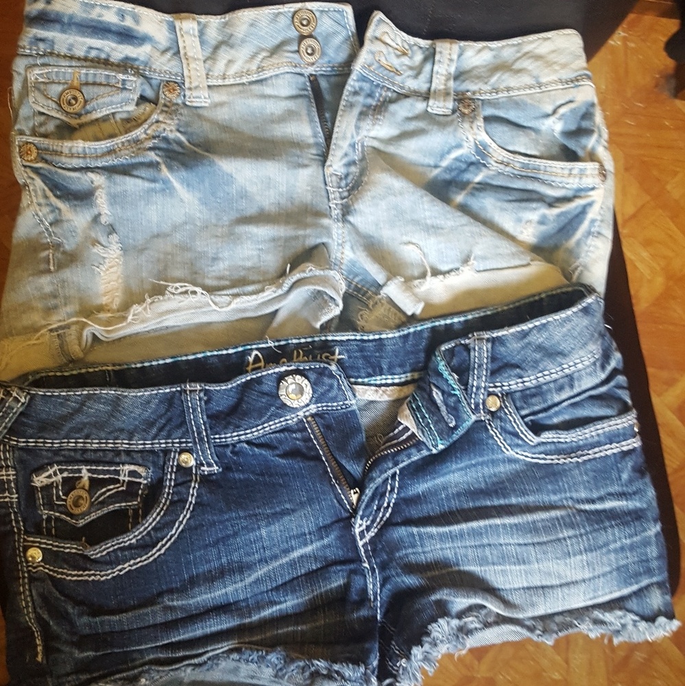 2 pairs of Jean shorts