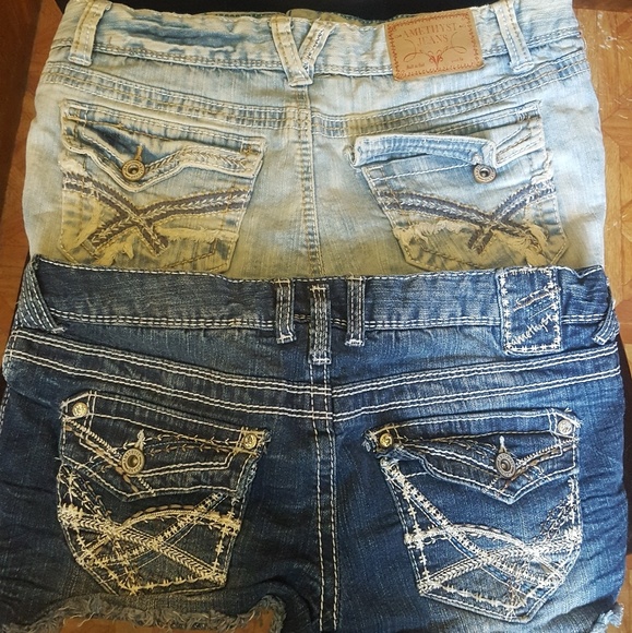 2 pairs of Jean shorts - Picture 2 of 2
