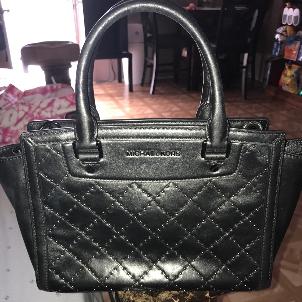 Michael Kors micro stud Selma