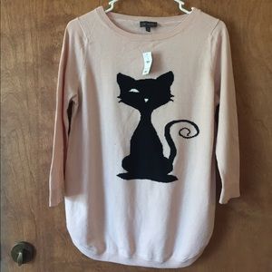 NWT Winking Cat Sweater - MARKED DOWN