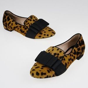 🚫SOLD🚫MIU MIU Leopard Print Loafer Flats