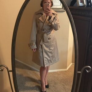Michael Kors gold trench coat
