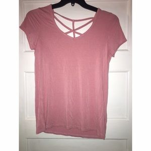Cross Cross neckline shirt