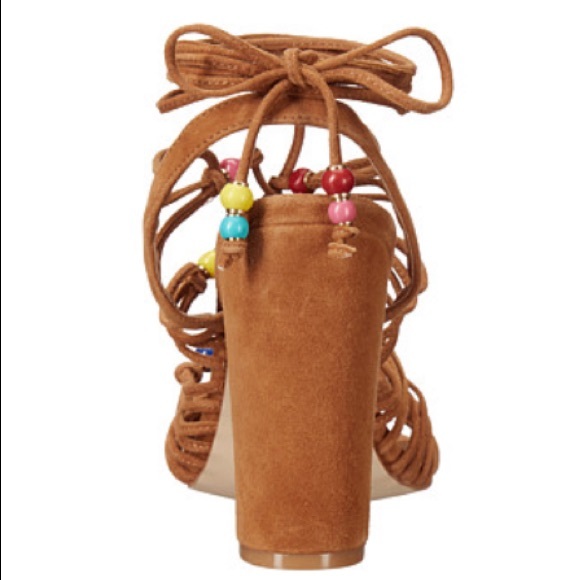 Steve Madden Chestnut Suede Beaded Heel - Picture 7 of 8