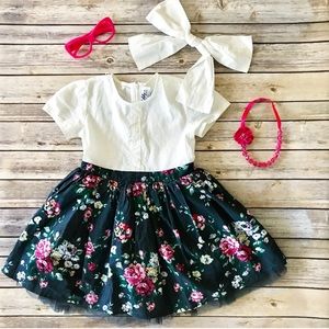 Lola & Boys Girls Fancy Party Dress - Sz 5t (EUC)