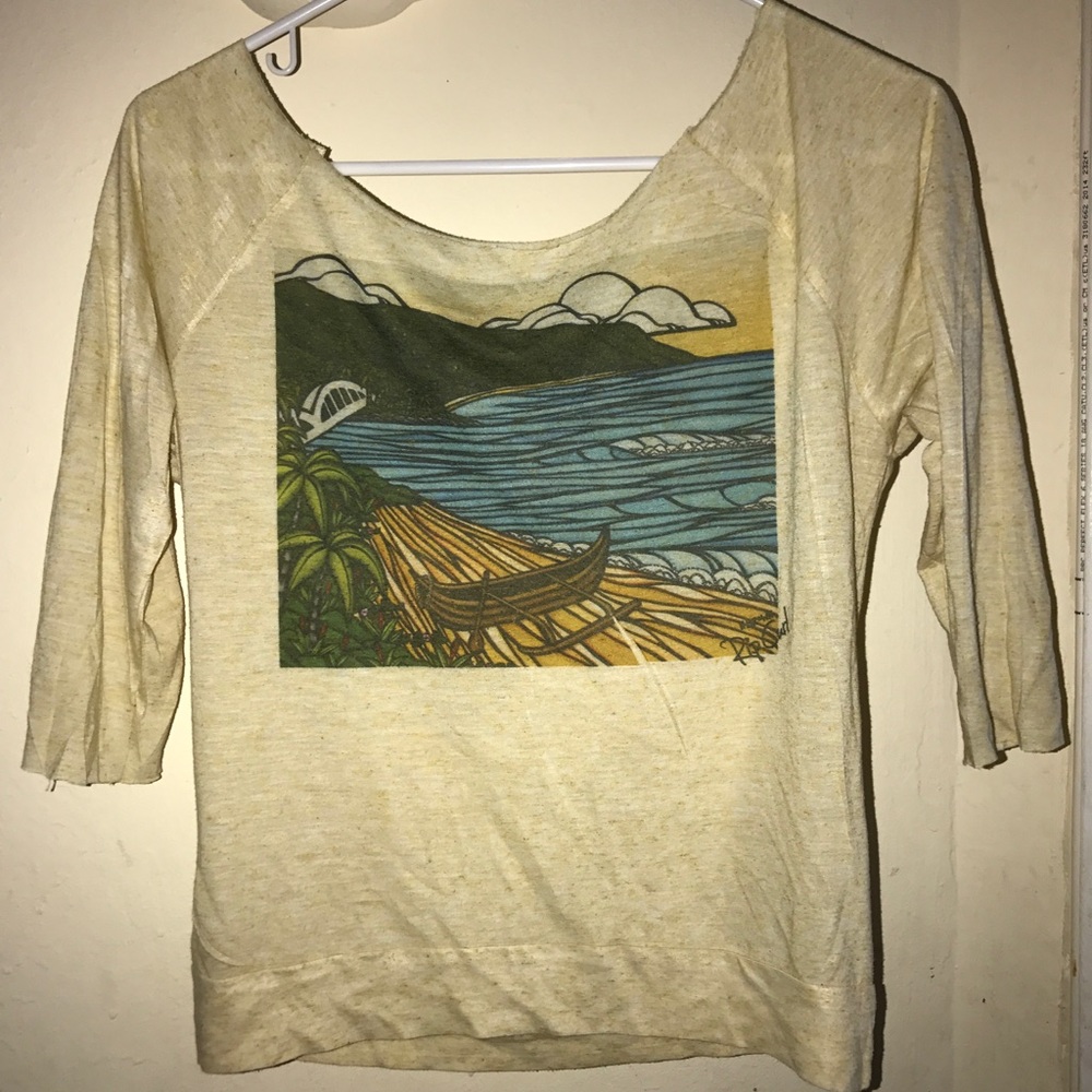 Rip Curl off shoulder top