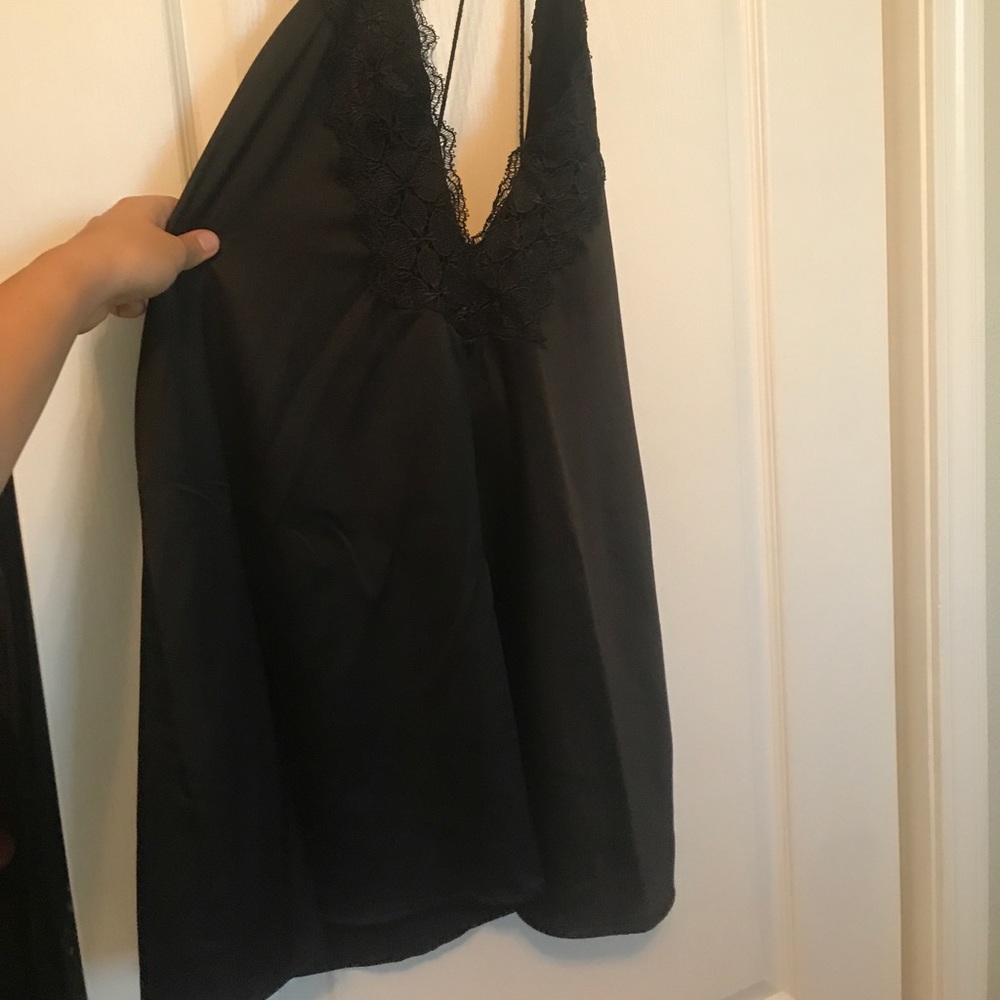 Open back silk dress