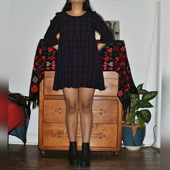 Red/blue Plaid Dress - Picture 1 of 2