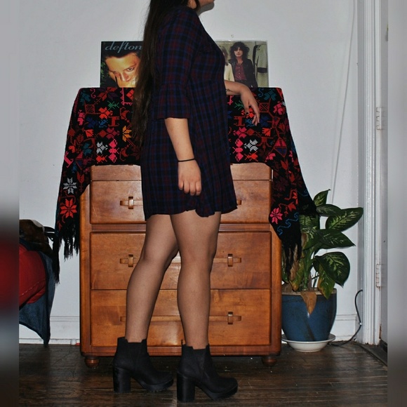 Red/blue Plaid Dress - Picture 2 of 2