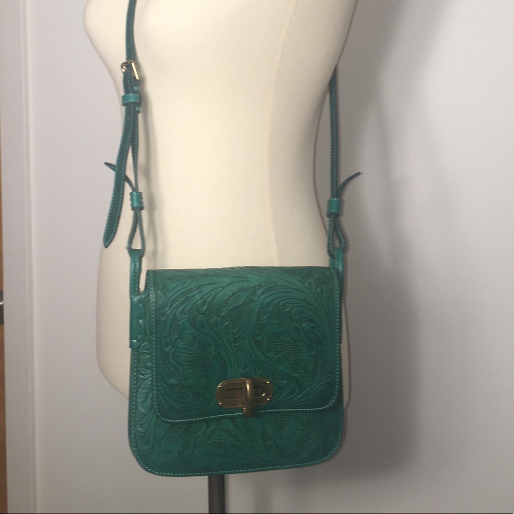 🌈 Ralph Lauren leather crossbody bag