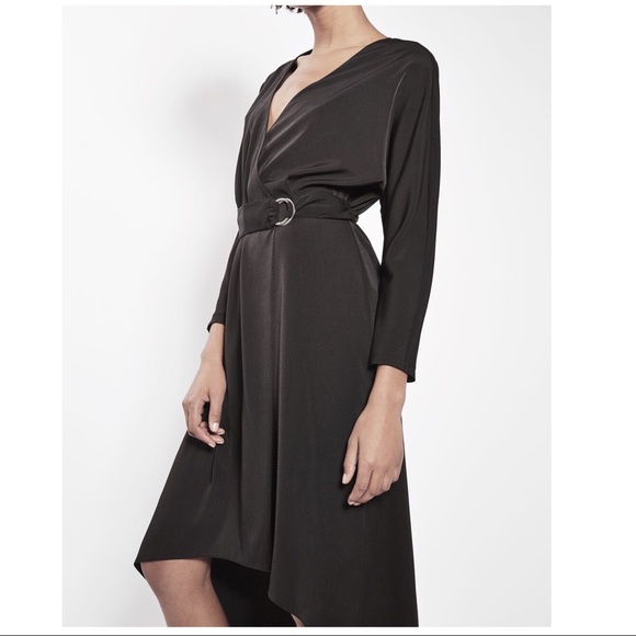 TOPSHOP O-RING WRAP DRESS - Picture 3 of 6