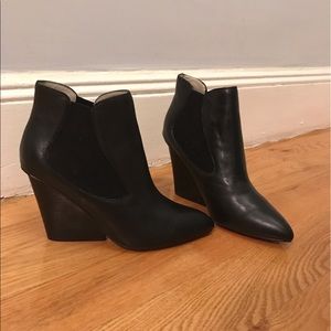 Steven By Steve Madden Black Booties