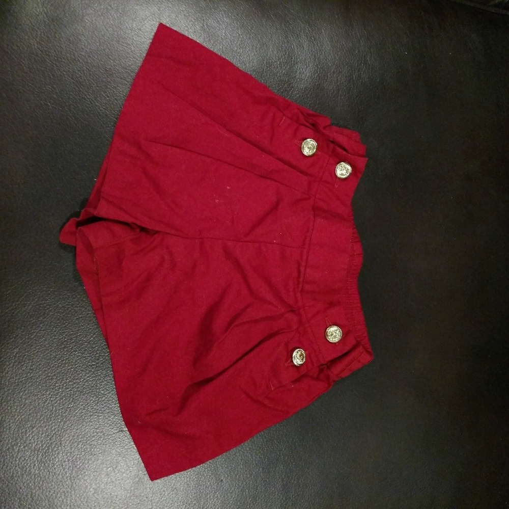 Infant girl's like new Janie and Jack red shorts